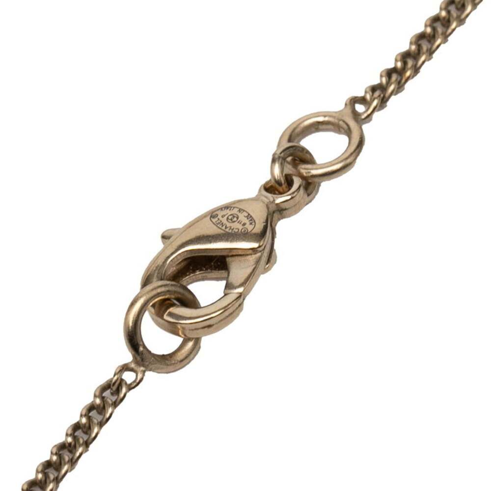 CHANEL Gold Logo Necklace - Picture 5 of 8